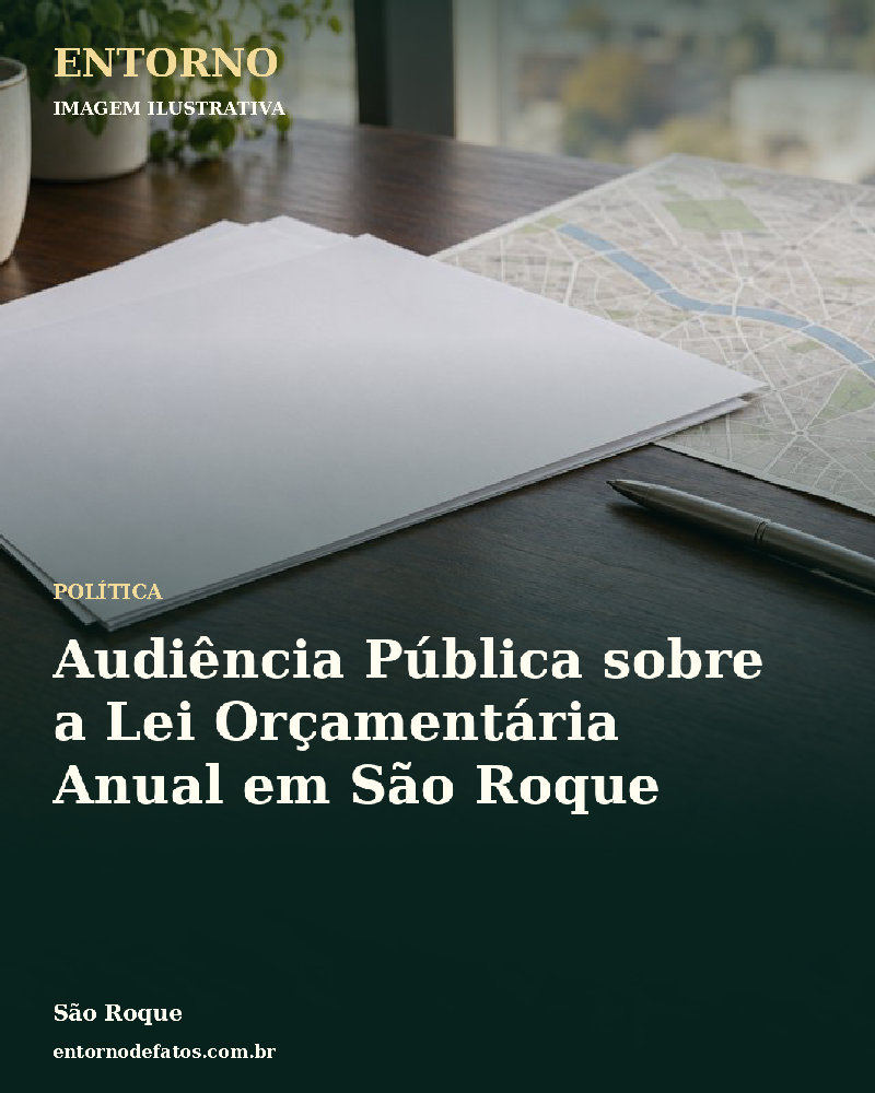 Ilustração gerada por IA sobre: Audiência Pública sobre a Lei Orçamentária Anual em São Roque